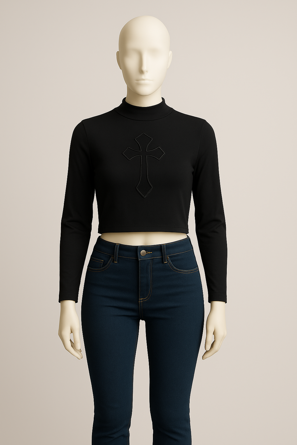 Black Crop Top